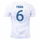 Paul Pogba #6 Nogometni Dresovi Francuska Svjetsko Prvenstvo 2022 Gostujući Dres Muški