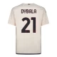 Paulo Dybala #21 Nogometni Dresovi AS Roma 2023-24 Gostujući Dres Muški