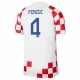Perisic #4 Nogometni Dresovi Hrvatska Svjetsko Prvenstvo 2022 Domaći Dres Muški