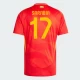 Sarabia #17 Nogometni Dresovi Španjolska UEFA Euro 2024 Domaći Dres Muški