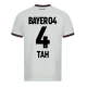Tah #4 Nogometni Dresovi Bayer 04 Leverkusen 2023-24 Gostujući Dres Muški