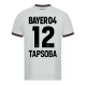 Tapsoba #12 Nogometni Dresovi Bayer 04 Leverkusen 2023-24 Gostujući Dres Muški