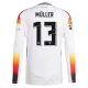 Thomas Müller #13 Nogometni Dresovi Njemačka UEFA Euro 2024 Domaći Dres Muški Dugi Rukav