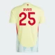 Vivian #25 Nogometni Dresovi Španjolska UEFA Euro 2024 Gostujući Dres Muški