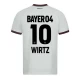 Wirtz #10 Nogometni Dresovi Bayer 04 Leverkusen 2023-24 Gostujući Dres Muški