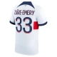 Zaire-Emery #33 Nogometni Dresovi Paris Saint-Germain PSG 2023-24 Gostujući Dres Muški