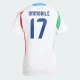 Ženski Ciro Immobile #17 Nogometni Dresovi Italija UEFA Euro 2024 Gostujući Dres