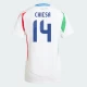 Ženski Federico Chiesa #14 Nogometni Dresovi Italija UEFA Euro 2024 Gostujući Dres