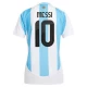 Ženski Nogometni Dresovi Argentina Lionel Messi #10 2024 Domaći Dres
